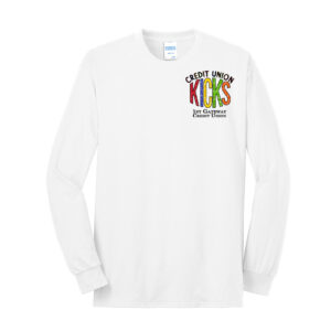 1st Gateway Unisex Cotton Long Sleeve Tee-White