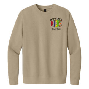 1st Gateway District V.I.T. Fleece Crewneck sweatshirt Unisex- Desert Tan