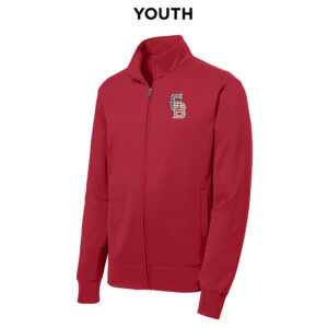 Great Bambinos BB Sport-Tek Sport-Wick Fleece Full-Zip Jacket YOUTH-Deep Red