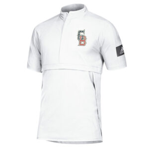 Great Bambinos BB Adidas Game Mode Short Sleeve Sleeve 1/4 zip pullover – White (S, XL)