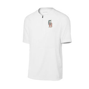 Great Bambinos BB Sport-Tek Repeat 1/2-Zip Short Sleeve Jacket Men-White