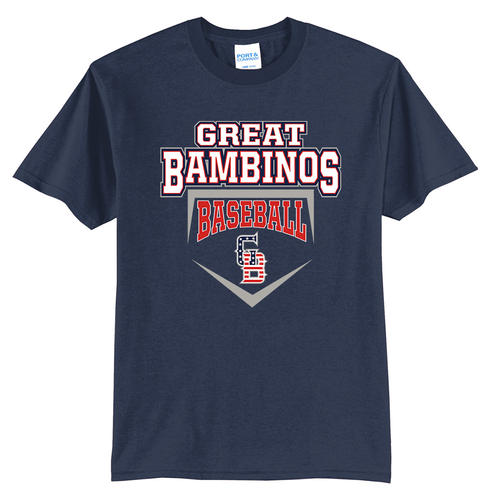 Great Bambinos BB Unisex Short Sleeve Tee-Navy