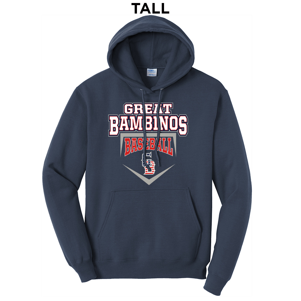 Great Bambinos BB Tall Fleece Hooded Sweatshirt-Navy