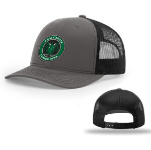 7 Hills Brewing Richardson Pro Crown Mesh Back Adjustable back cap-Charcoal/Black (patch)
