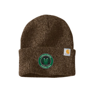 7 Hills Brewing Carhartt Acrylic Watch Cap 2.0 beanie stocking cap with cuff-Dark Brown Sandstone  (patch)