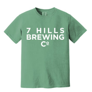 7 Hills Brewing Unisex Comfort Colors Pigment Dyed Short Sleeve Shirt-light Green