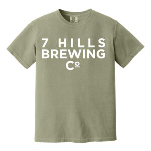 7 Hills Brewing Unisex Comfort Colors Pigment Dyed Short Sleeve Shirt-Sandstone