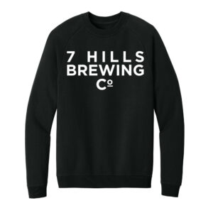 7 Hills Brewing District Cloud Fleece Crew Unisex-Black