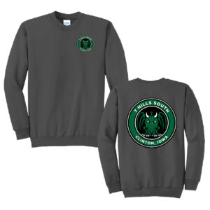 7 Hills Brewing Unisex Fleece Crewneck Sweatshirt-Charcoal