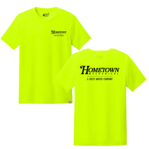 Hometown Carhartt Men Short Sleeve 5-ounce, 60/40 cotton/polyester T-Shirt-Brite Lime
