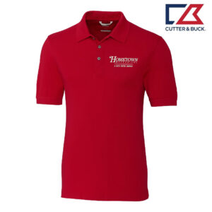 Hometown Cutter Buck Advantage Epic Confidence Recycled Tri-Blend Pique Mens Polo-Cardinal Red