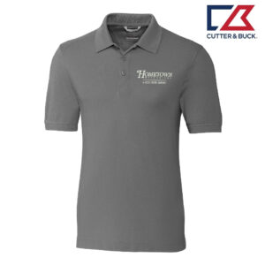 Hometown Cutter Buck Advantage Epic Confidence Recycled Tri-Blend Pique Mens Polo-Elemental Grey