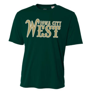 West Baseball Adult Cooling Performance Tshirt-Forest