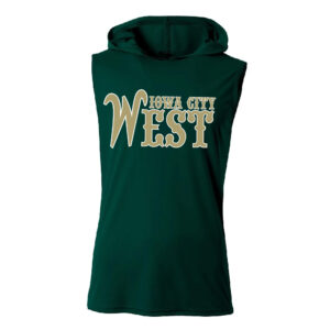 West Baseball Performance Men Short Sleeve Hood Tee-Forest