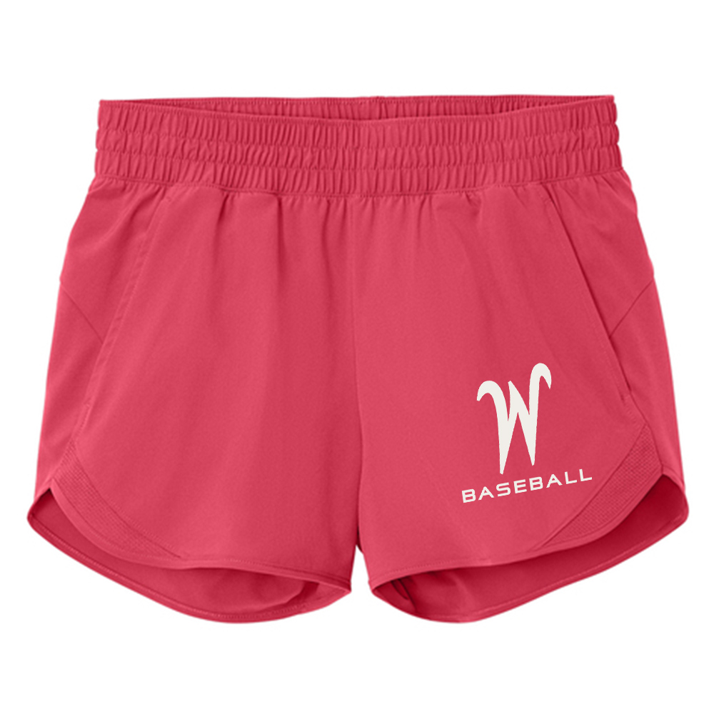 West Baseball Sport-Tek Women's Repeat Swift Short-Active Pink