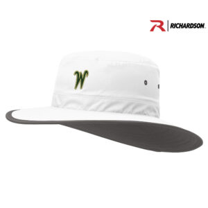 West Baseball Richardson SUNRIVER Wide Brim water repellant Hat-White