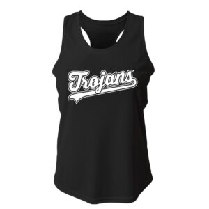 West Baseball Women’s Performance Athletic Racerback tank-Black