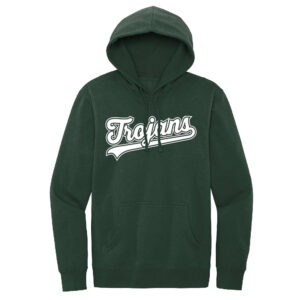 West Baseball Unisex Premium Fleece Hooded Sweatshirt-Forest