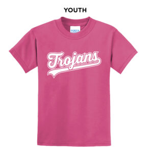 West Baseball Youth Short Sleeve Tee-Sangria