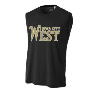 West Baseball A4 Cooling Performance sleeveless Muscle T-Black