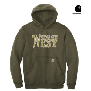 West Baseball Carhartt Men Midweight Hooded Sweatshirt-Moss