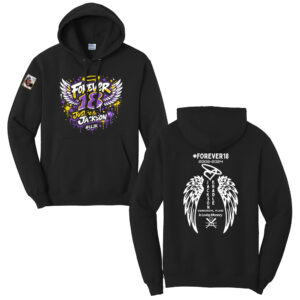 Jackson Unisex Fleece Hooded Sweatshirt-Black