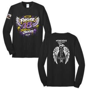 Jackson Unisex Cotton Long Sleeve Tee-Black