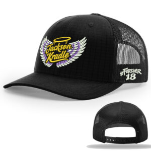 Jackson Richardson TACTICAL snap back trucker cap-Black