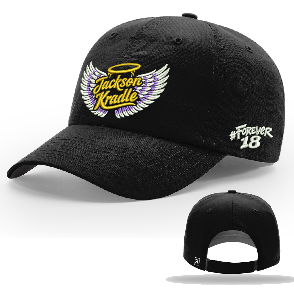 Jackson Richardson Unstructured R-Active Lite Adjustable Cap-Black