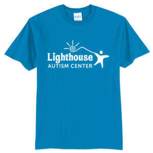 Lighthouse Autism Center  Unisex Short Sleeve Tee-Sapphire