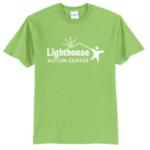 Lighthouse Autism Center  Unisex Short Sleeve Tee-Lime