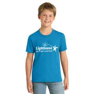 Lighthouse Autism Center  Youth Short Sleeve Tee-Sapphire