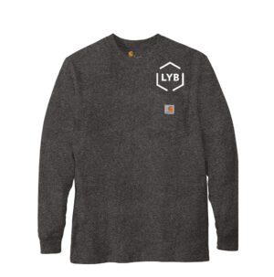 LYB Carhartt Men Workwear Pocket Long Sleeve Tee-Carbon Heather