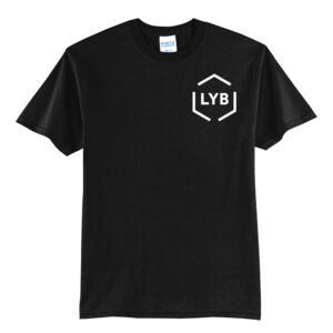 LYB Unisex Short Sleeve Tee-Black