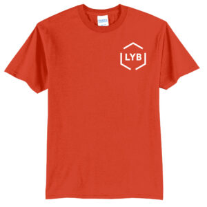 LYB Unisex Short Sleeve Tee-Orange