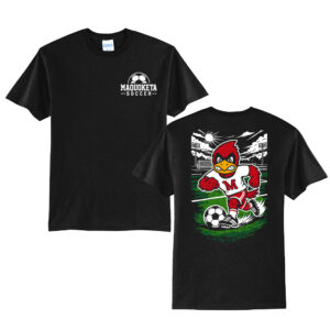 Maquoketa Soccer Unisex Short Sleeve Tee-Black