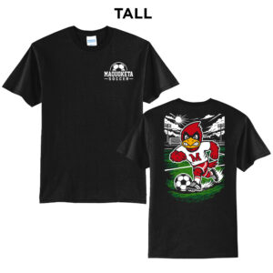 Maquoketa Soccer Tall Short Sleeve Tee-Black