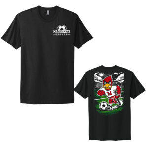 Maquoketa Soccer Unisex Preimum Short Sleeve Tee-Black