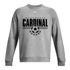 Maquoketa Soccer Under Armour UA Rival Fleece Crewneck Sweatshirt Adult-Castle Rock