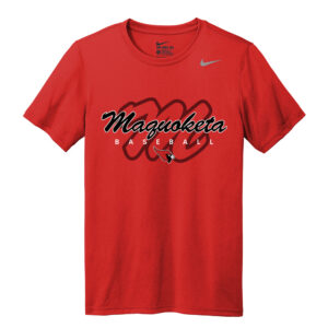 Maq Baseball Nike Team rLegend Short Sleeve performance T shirt Men-University Red