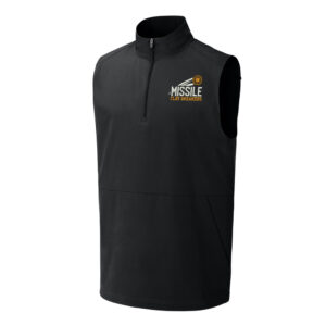 Missile Clay Breakers Trap Sport-Tek Men Repeat 1/2-Zip Vest-Black