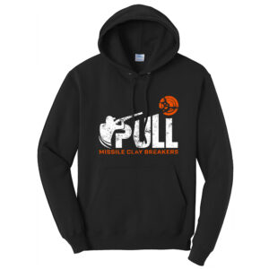 Missile Clay Breakers Trap Unisex Basic Hooded Sweatshirt-Black