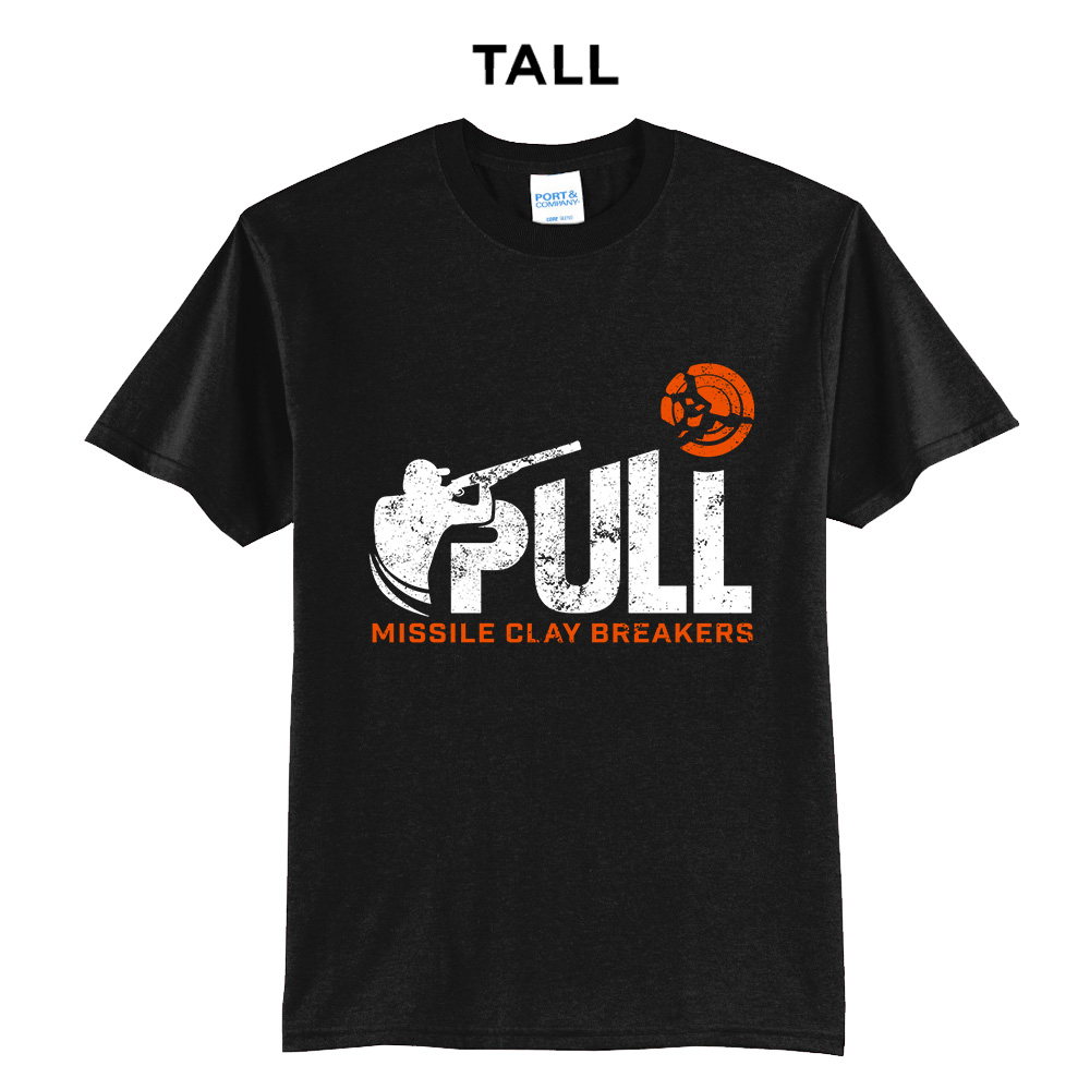 Missile Clay Breakers Trap Tall Unisex Basic Short Sleeve Tee-Black