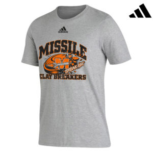 Missile Clay Breakers Trap Adidas Badge of Sport (BOS) Pre Game Tee men – Heather Grey