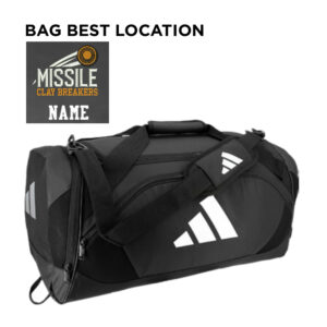 Missile Clay Breakers Trap Adidas Team Issue II Medium Duffel- BLACK