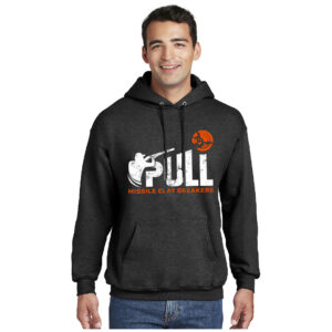 Missile Clay Breakers Trap Unisex Ultimate Cotton Hooded Sweatshirt-Charcoal heather