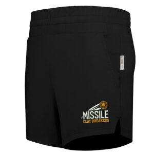 Missile Clay Breakers Trap Holloway Ladies Ventura Soft Knit Shorts -Black