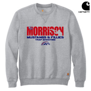 Morrison Trapshooting Carhartt Adult Midweight Crewneck Sweatshirt-Heather Grey