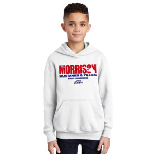 Morrison Trapshooting Youth Hooded Sweatshirt-White