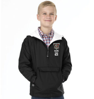 Mudcats BB Charles River Youth Classic Solid Pullover-Black